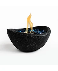 Tabletop Fire Pit, Outdoor Fire Pit, Portable Concrete Fire Pit, Outdoor Table Top Fire Pit, Mini Fire Pit Smokeless Fire Bowl