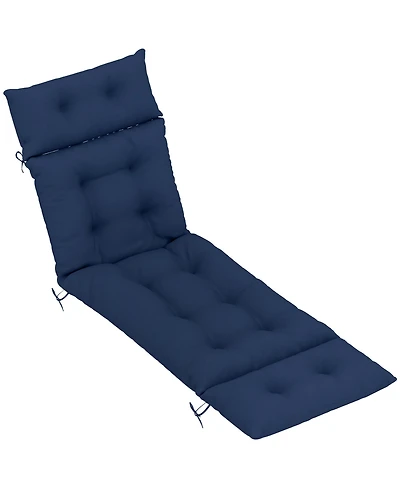 Outsunny Lounge Chair Cushion Thick Outdoor Chaise Lounge Cushion