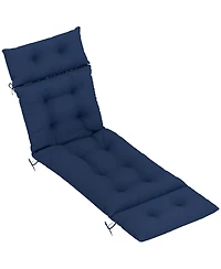 Outsunny Lounge Chair Cushion Thick Outdoor Chaise Lounge Cushion
