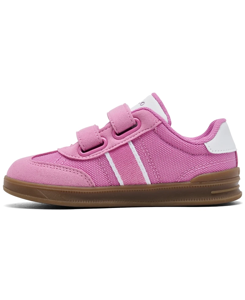 Polo Ralph Lauren Toddler Girls Heritage Court Iii T-Toe Fastening Strap Casual Sneakers from Finish Line
