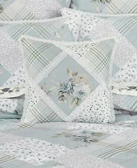 Royal Court Bungalow Patchwork Floral Decorative Pillow, 16" x 16"