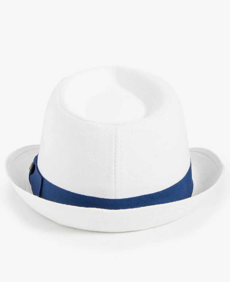 Scala Men's Linen Fedora Hat