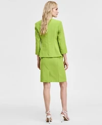 Kasper Womens Cardigan Sheath Dress Regular Petite