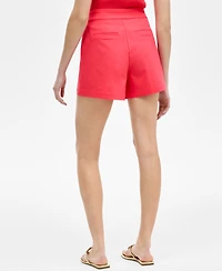I.n.c. International Concepts Women's High-Rise Button-Tab Shorts, Exclusively at Macy's