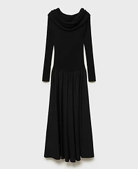 Mango Women's Off-The-Shoulder Knitted Dress