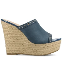 Journee Collection Women's Yari Platform Espadrille Wedge Sandals
