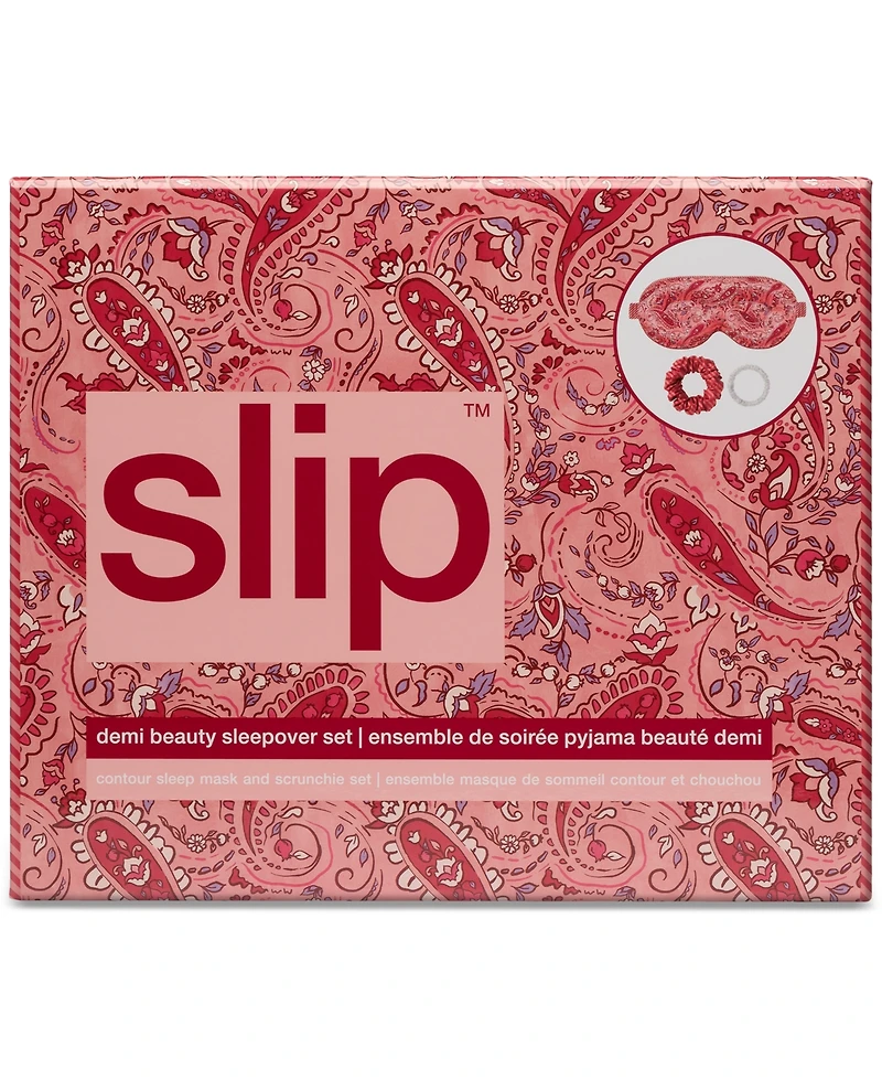 Slip 3-Pc. Pure Silk Beauty Sleepover Set - Demi