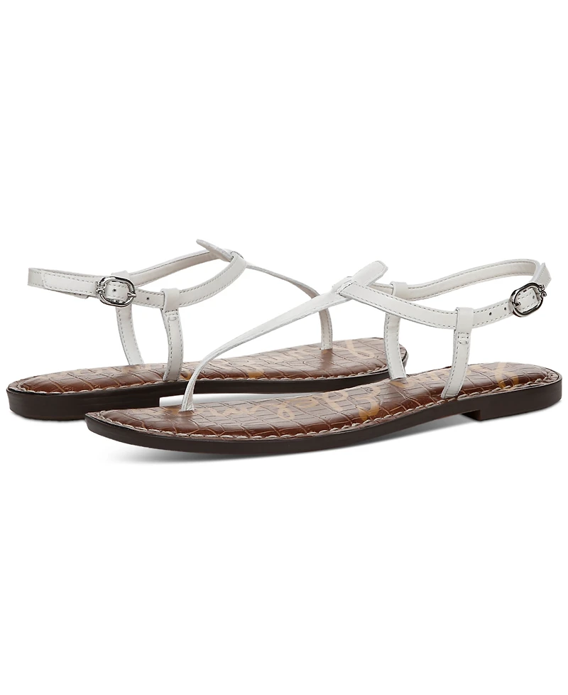 Sam Edelman Women's Gigi T-Strap Flat Sandals