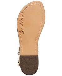 Sam Edelman Women's Gigi T-Strap Flat Sandals