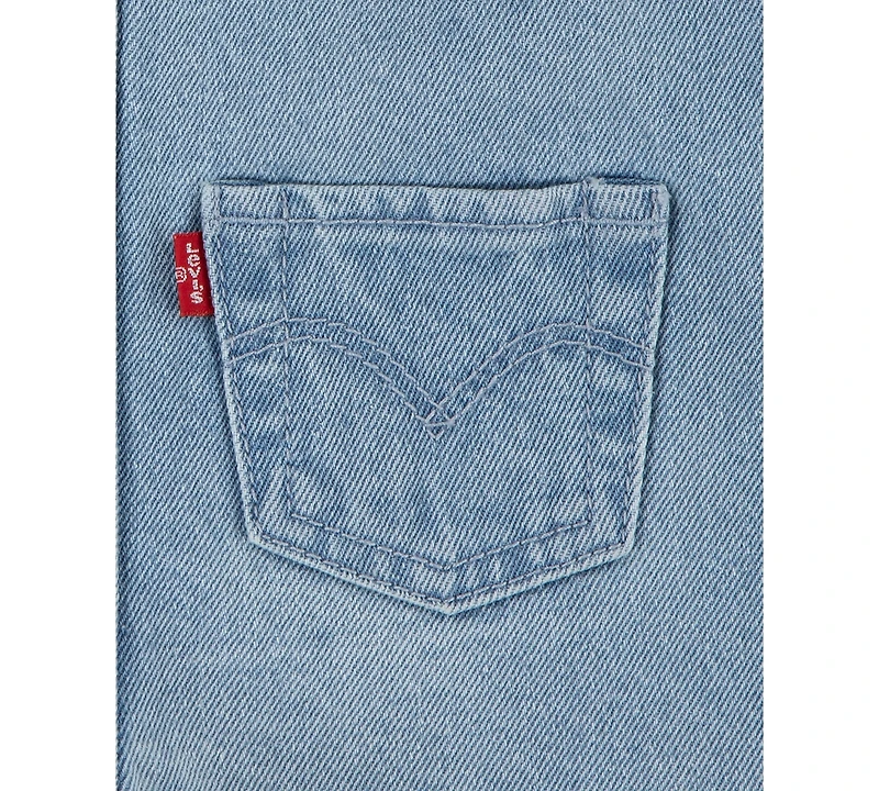 Levi's Baby Girls Bodysuit & Butterfly Crochet Shortall, 2 Piece Set