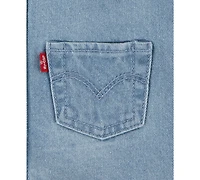Levi's Baby Girls Bodysuit & Butterfly Crochet Shortall, 2 Piece Set