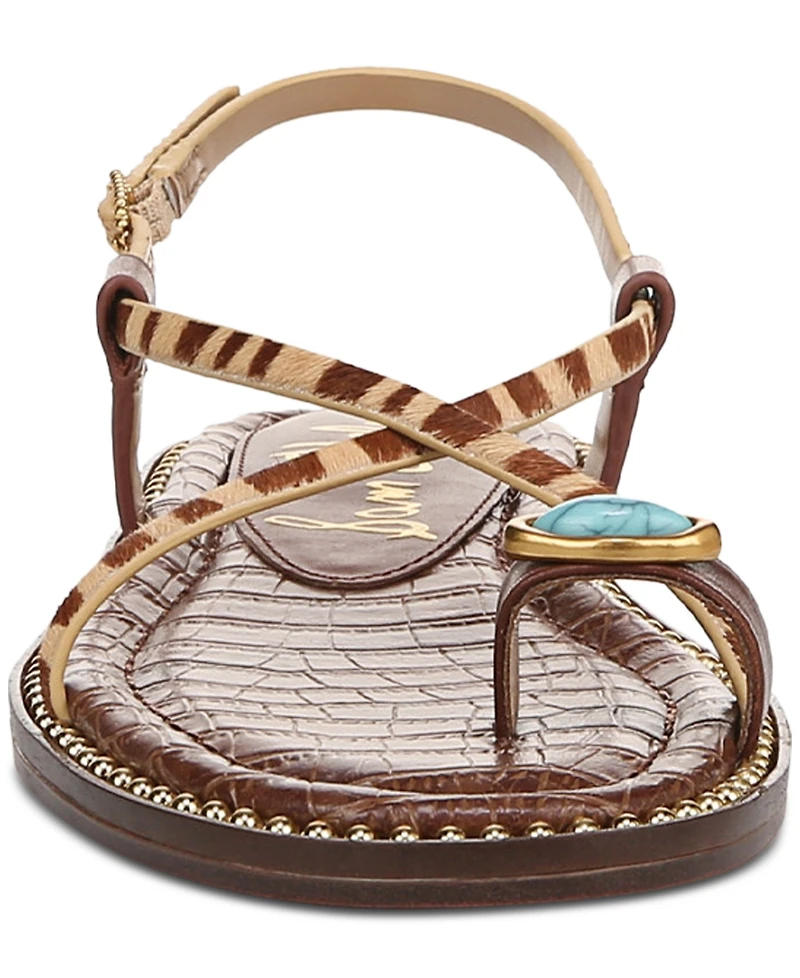 Sam Edelman Women's Tenly Strappy Flat Sandals