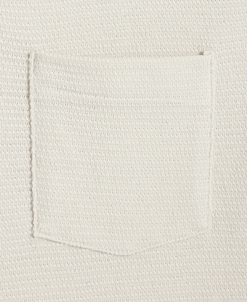 Mode of One Men's Textured Knit Polo Shirt, Exclusively at Macy's