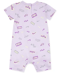 Nike Baby Printed Short Sleeve Coverall