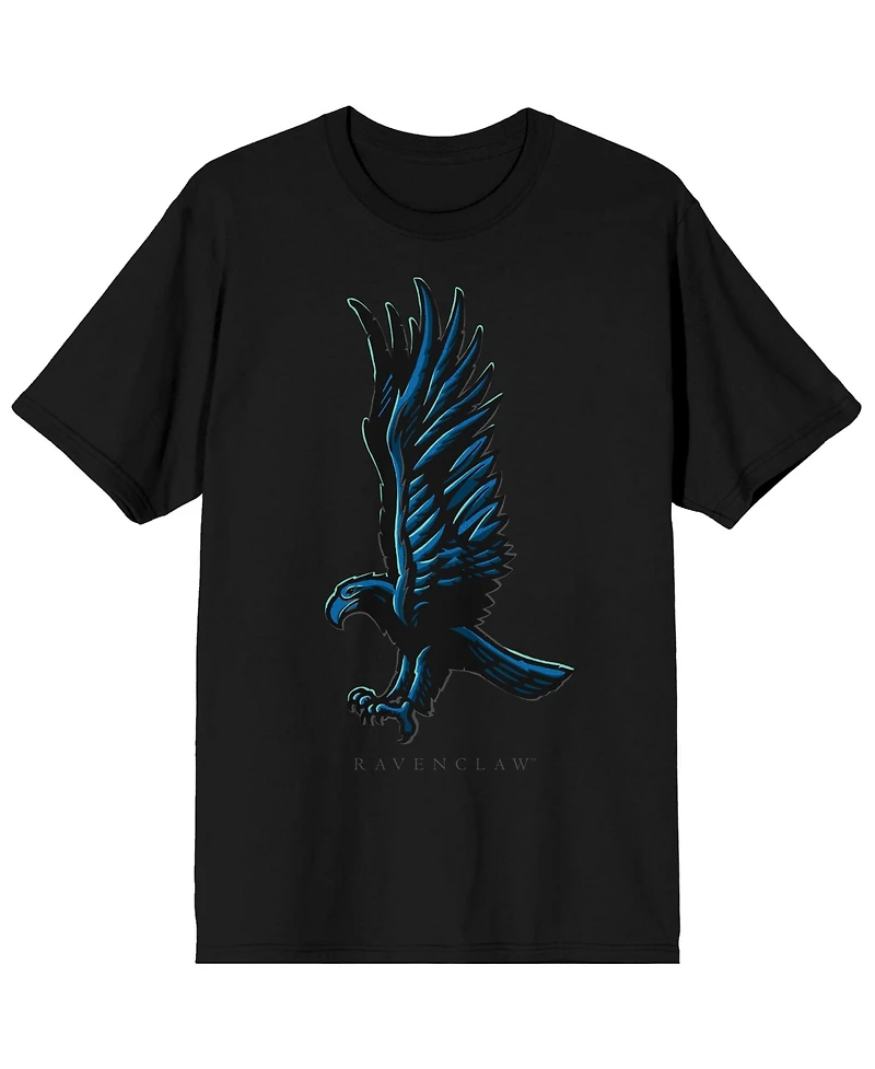 Harry Potter Big & Tall Ravenclaw Two Puff Ink Black Tee-4XL