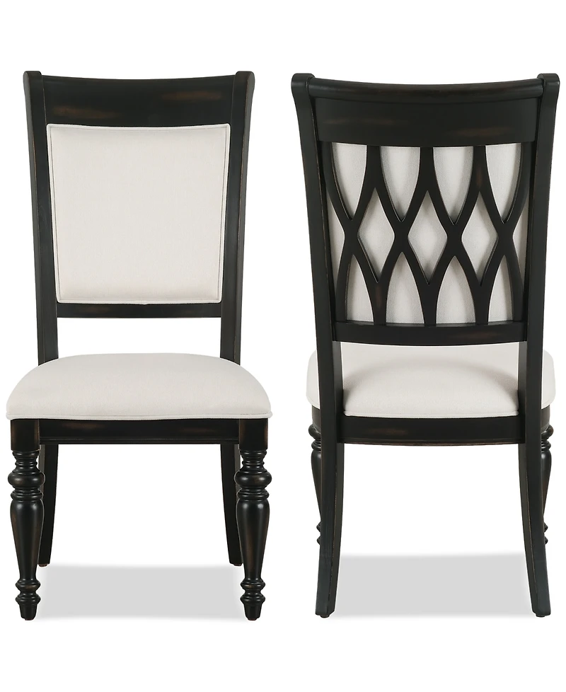 Daria -Pc. Upholstered Back Side Chair Set
