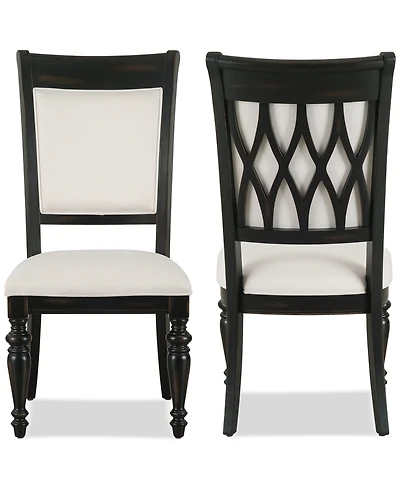 Daria -Pc. Upholstered Back Side Chair Set