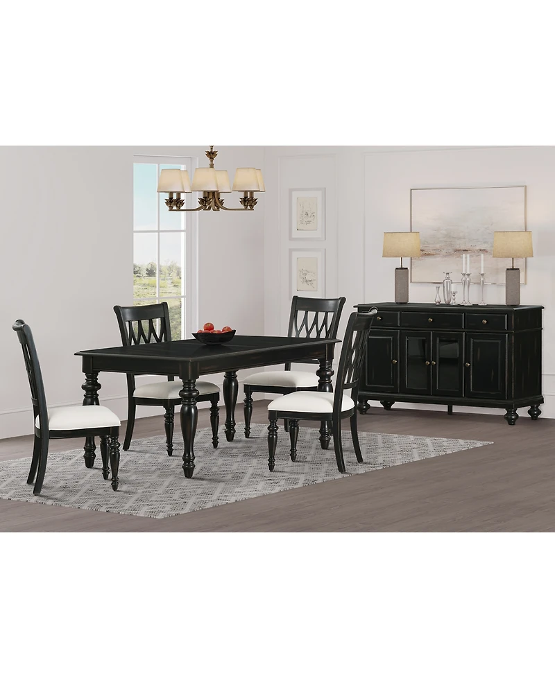 Daria -Pc. Dining Set (Rectangular Table & Side Chairs