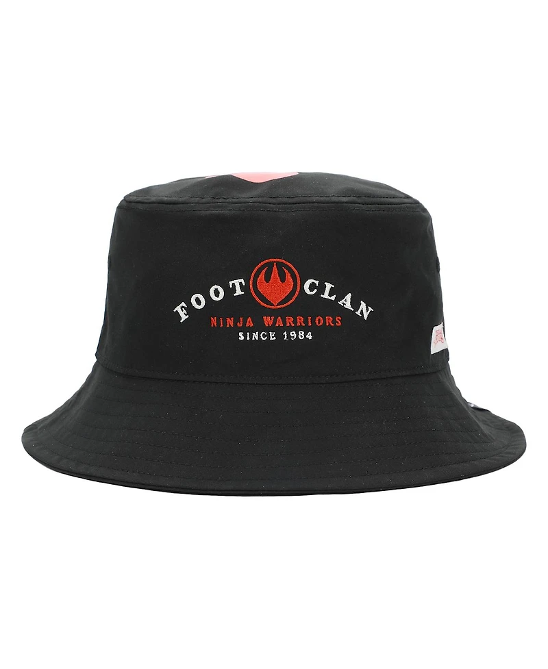 Star Trek Men's Teenage Mutant Ninja Turtles Foot Clan Black Bucket Hat