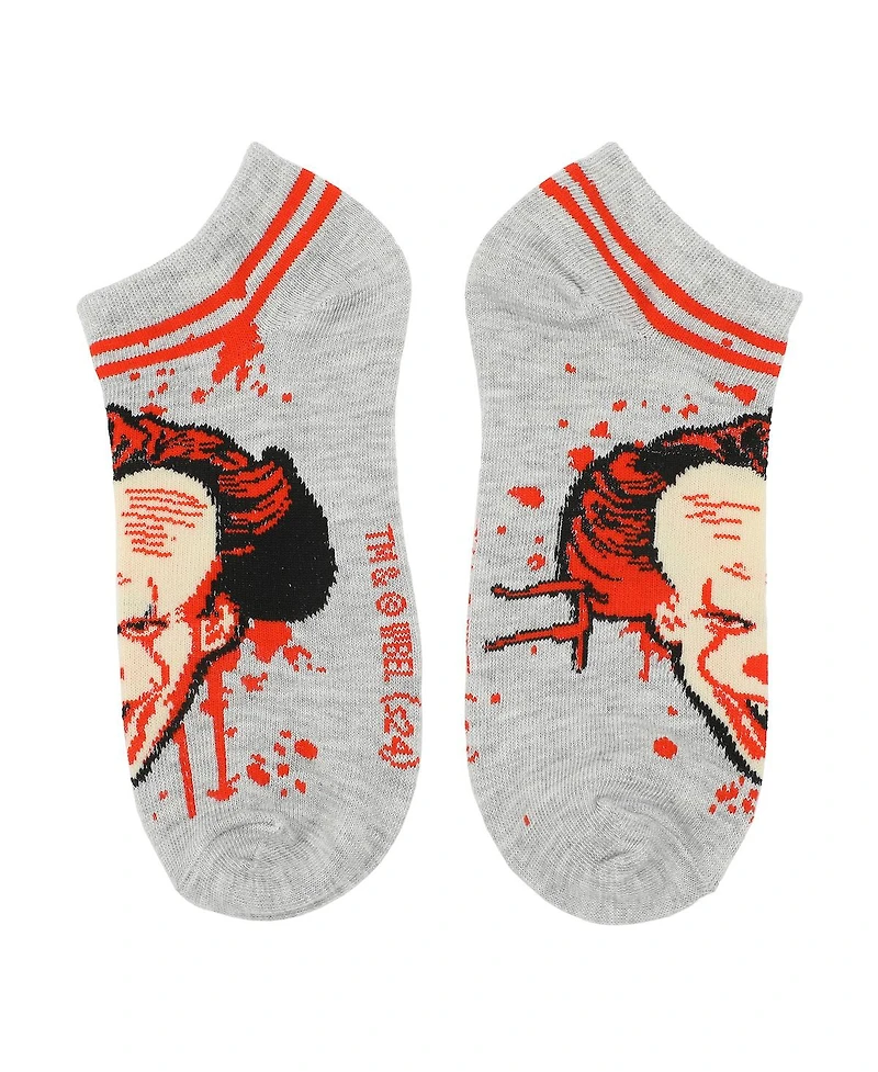 Warner Bros Women's Warner Brothers Horror Movie Characters 5-Pair Ankle Socks