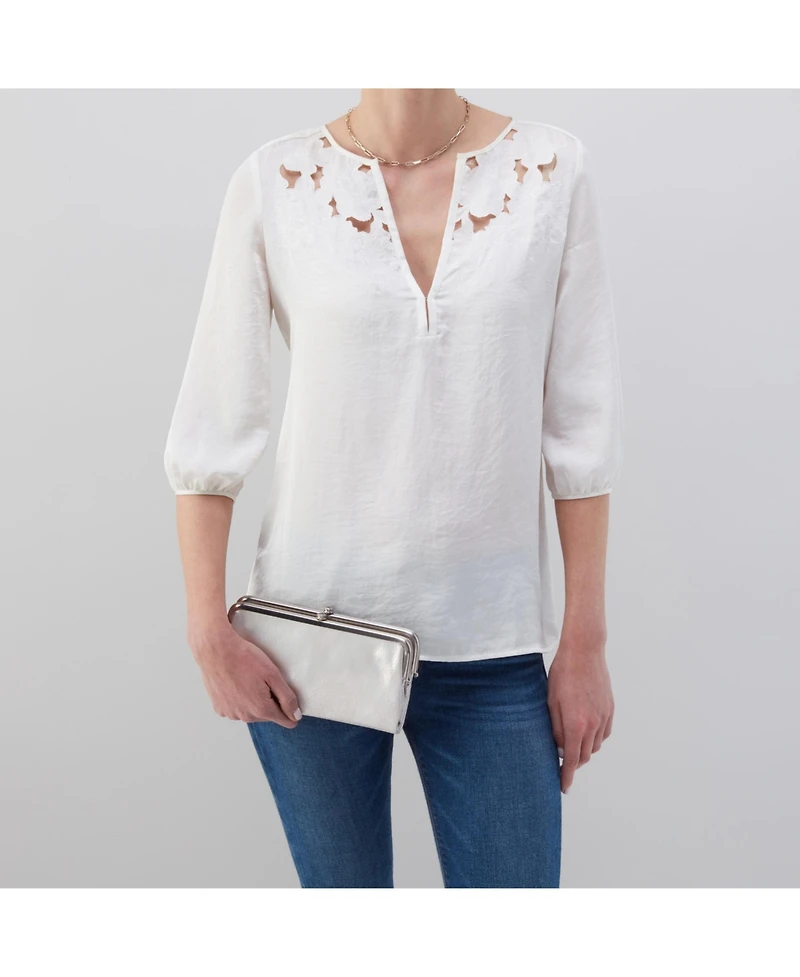 Hobo Lauren Clutch-Wallet - Silver