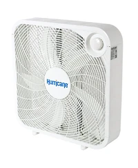 Hurricane 20" Classic Series Floor Box Fan with 3 Speed Settings, 10 Pack, White