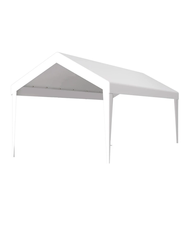 12x20ft Carport Canopy Cover, Waterproof & Uv Tarp with Elastic Buckles