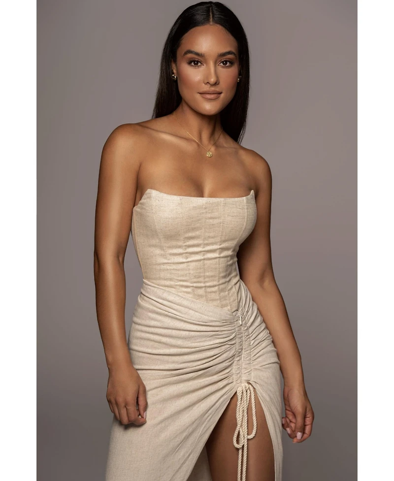 Jluxlabel Women's Fenix Reversible Linen Corset