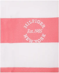 Tommy Hilfiger Big Girls Rugby Stripe Short Sleeve Dress