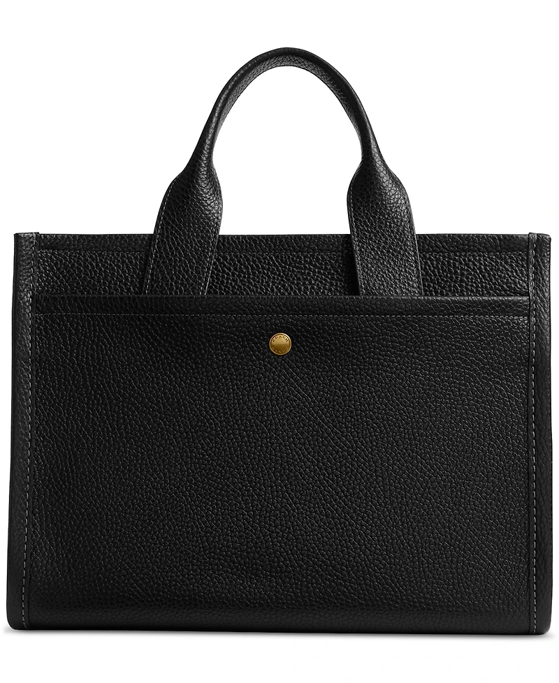 Coach Cargo Medium Bubble Leather Tote Bag