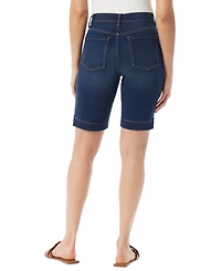 Gloria Vanderbilt Women's Amanda Denim Bermuda Shorts