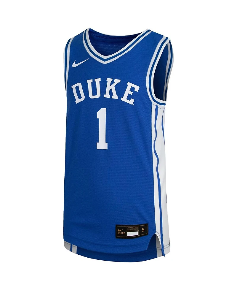 Nike Big Boys and Girls #1 Duke Blue Devils Replica Team Basketball Jersey