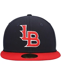 Men's New Era Navy Louisville Bats Authentic Collection Team Alternate 59FIFTY Fitted Hat
