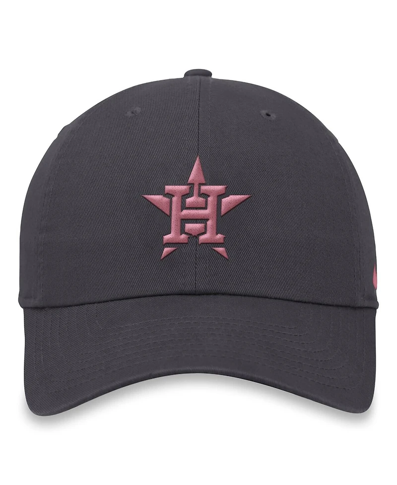 Nike Men's Anthracite Houston Astros Club Adjustable Hat