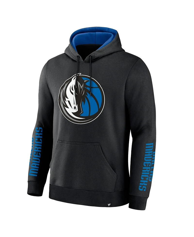 Fanatics Men's Black Dallas Mavericks Legacy Guard Pullover Hoodie