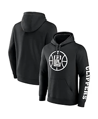 Fanatics Men's Black La Clippers Put Me in Coach Fleece Pullover Hoodie