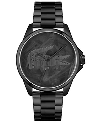 Lacoste Men's Le Croc Ionic Plated Black Steel Bracelet Watch, 43mm