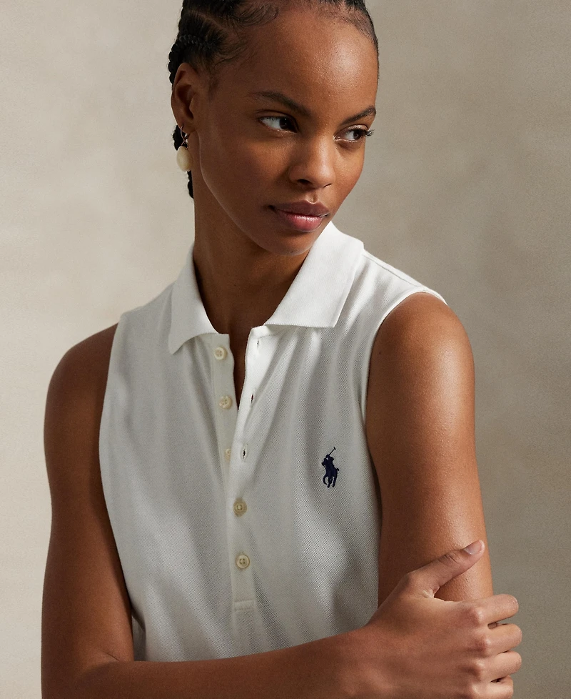 Polo Ralph Lauren Women's Stretch-Cotton Sleeveless Dress