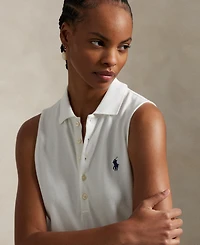 Polo Ralph Lauren Women's Stretch-Cotton Sleeveless Dress