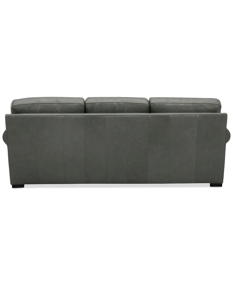 Radley Roll Arm 86" Leather Sofa, Exclusively at Macy's
