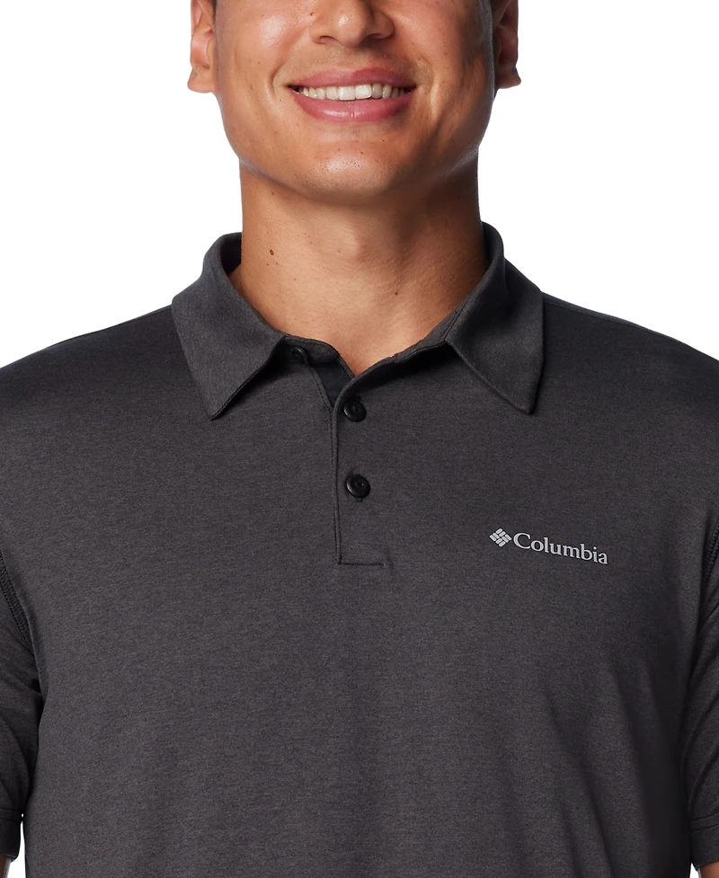 Columbia Men's Carter Short Sleeve Performance Crest Polo