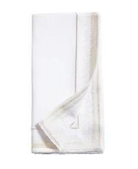 Saro Lifestyle Elegant Embroidery Detail Napkin, Set of 4