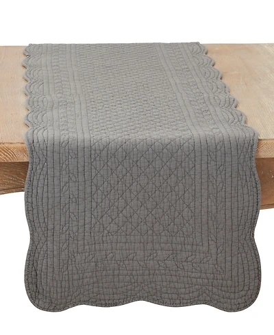 Saro Lifestyle Charming Quilted Table Runner, 16" x 72"