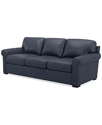 Radley Roll Arm 86" Leather Sofa, Exclusively at Macy's