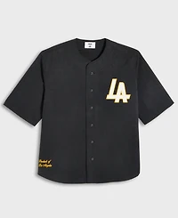 Mode of One Men's Washed Crinkle Baseball Jersey, Exclusively at Macy's