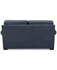 Radley Roll Arm 61" Leather Loveseat, Exclusively at Macy's