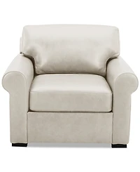 Radley Roll Arm 38" Leather Chair, Exclusively at Macy's