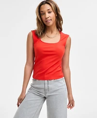 On 34th Women's Knit Scoop-Neck Raglan-Cap-Sleeve Top, Exclusively at Macy's