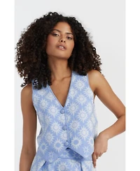 Chinti & Parker Women's Laura Whitmore Sunflower Waistcoat