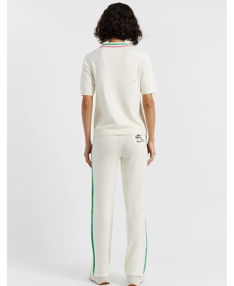 Chinti and Parker Women's & Cotton Peanuts Racquet Club Polo